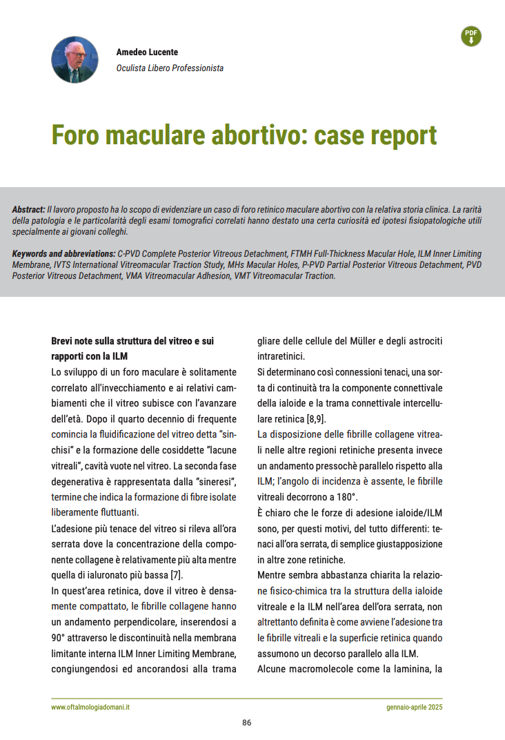 foro maculare